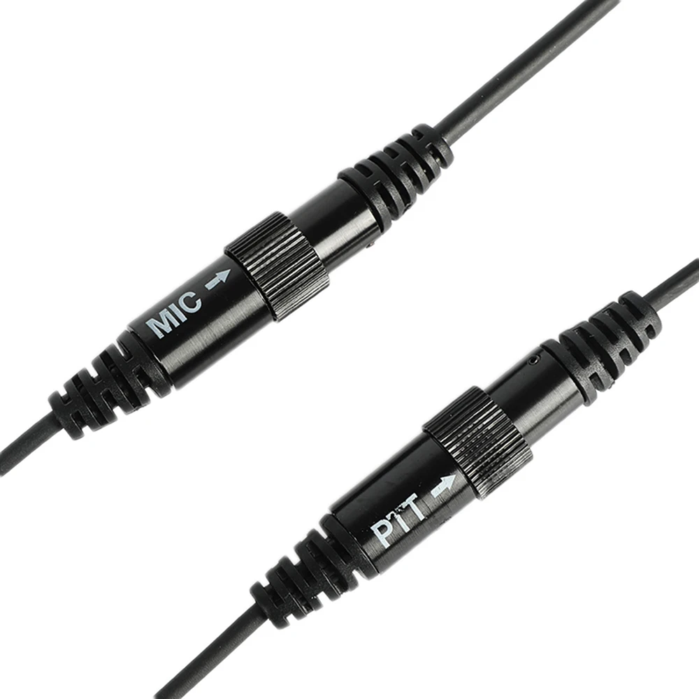 Gtwoilt Helmet Headset 2 Pin PTT Motorcycle Headphone For Walkie Talkie Kenwood Baofeng Puxing Ham Radio Two Way Radio