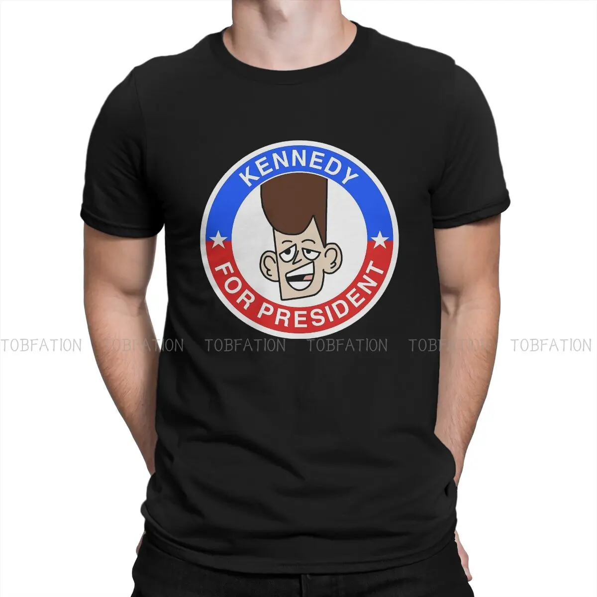 

Kennedy for President O Neck TShirt Clone High Abraham Lincoln Abe Joan of Arc Fabric Classic T Shirt Man's Tops Individuality