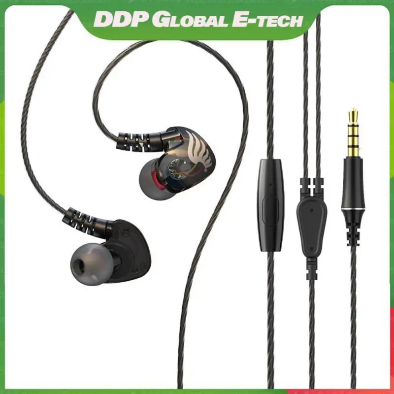 

Protable Earphone Comfortable Wired Headset Hifi Game Sports Headphones E-sports Music Earphone