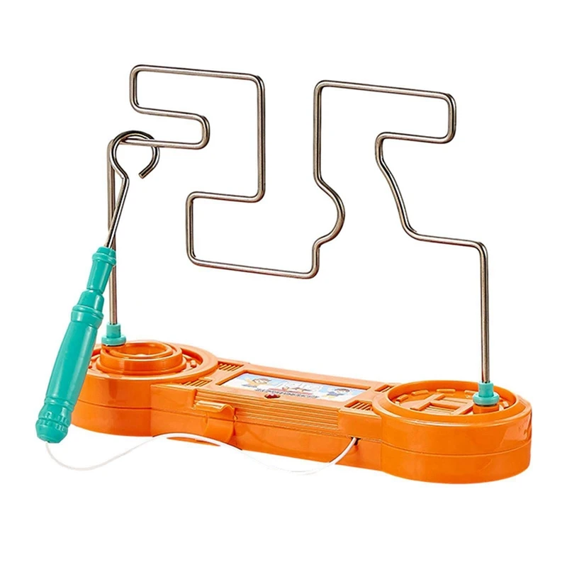 

Игрушка-лабиринт электрический, классическая настольная игра-головоломка «don't Buzz The Wire», ретро-игрушки для семейного собрания