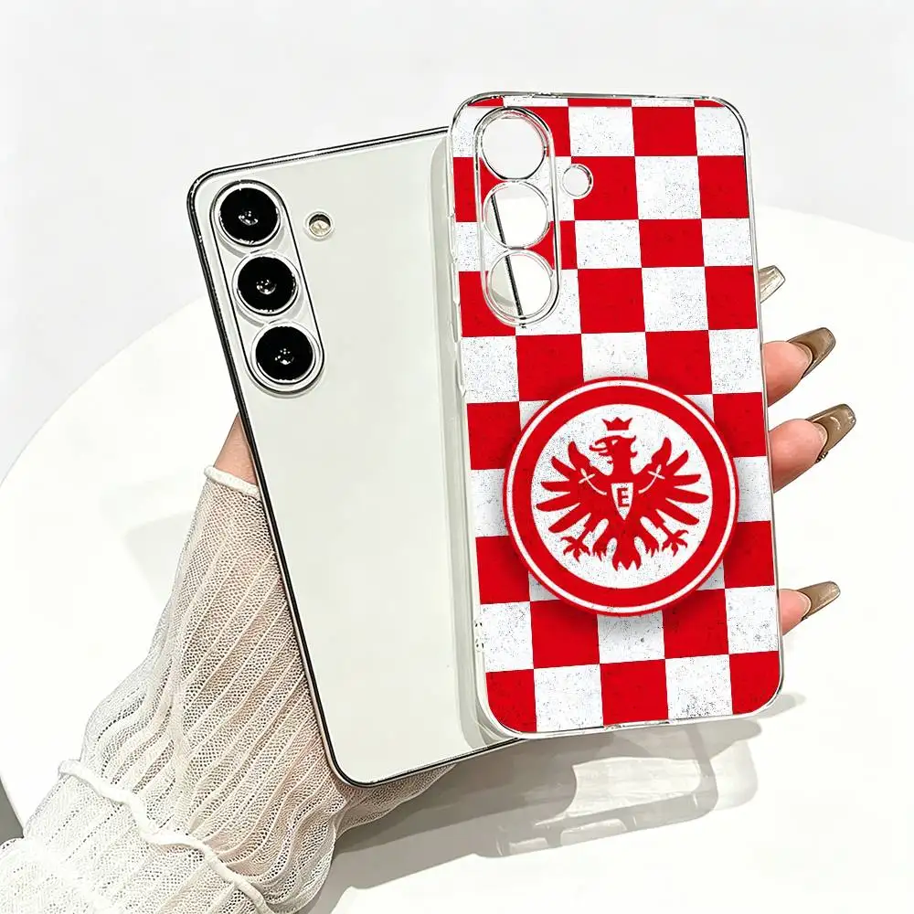 Фото Чехол для телефона E-Eintracht F-Frankfurt Famous, прозрачный, силиконовый, мягкий, для Samsung A10, 12, 20, 21S, 30, 31, 40, 50, 51, 52, 70, 71 №5