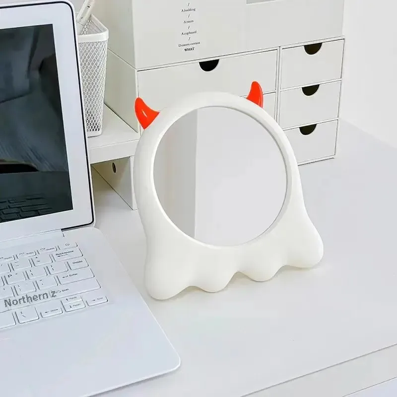 Настольное зеркало для макияжа с милым дьяволом подвесная подставка свет