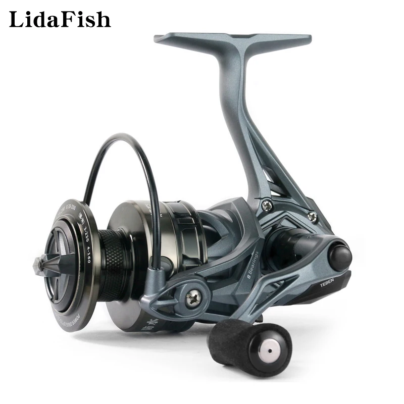 

7+1BB High Quality All Metal Spool Fishing Reel 2000-6000 Left/Right Interchangeable Anti-corrosion Spinning Reel