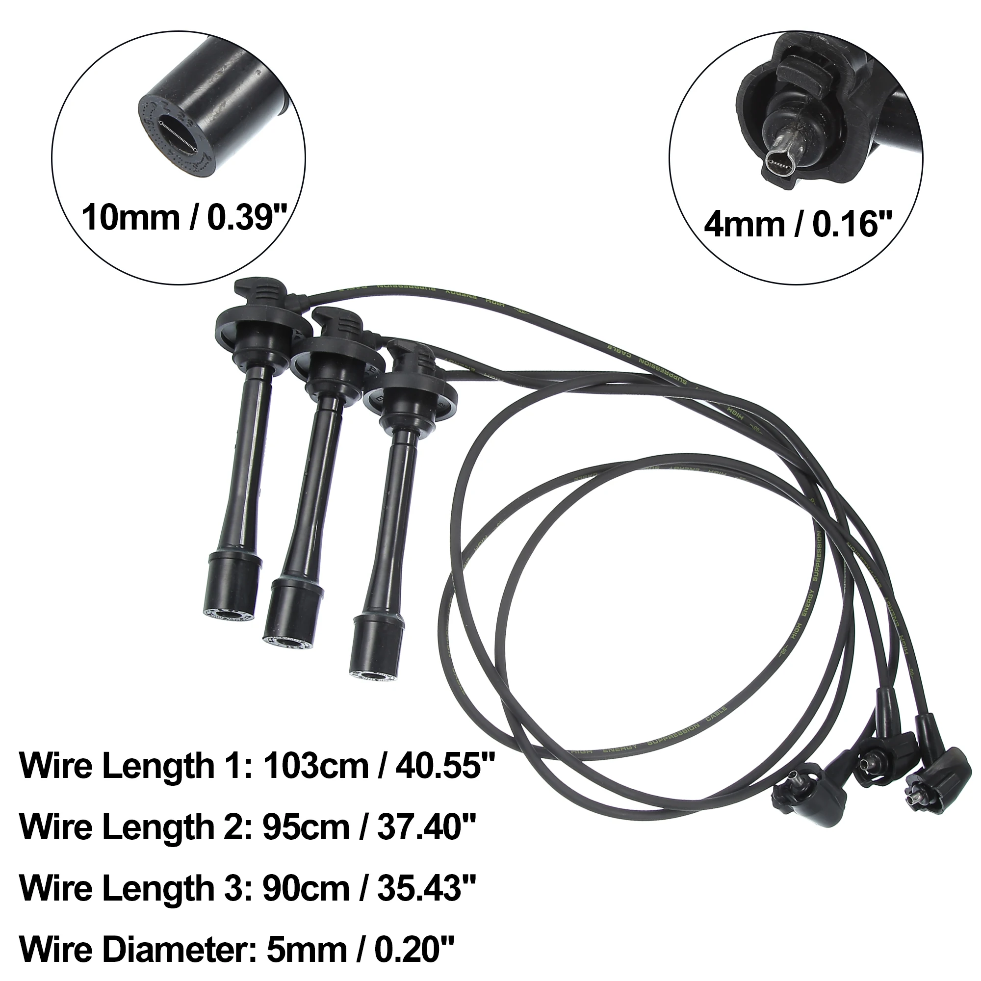 UXCELL 4-проводной свечи зажигания для Toyota Tacoma 1995-2004 гг. Tundra 2000-2004 T100 1995-1998 4Runner 1996-2002