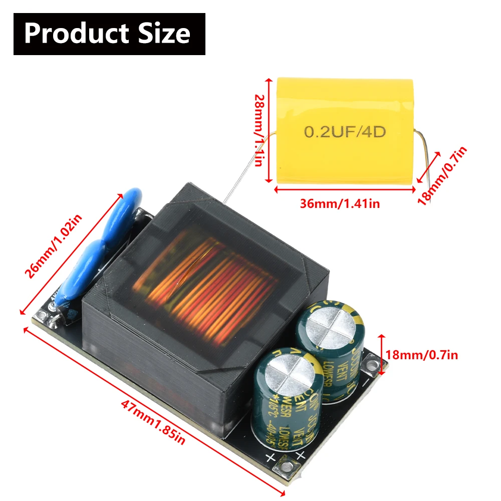 

Высоковольтный трансформатор высокой мощности от 3,7 В до 4 кВ, повышающий модуль питания для лампы от комаров