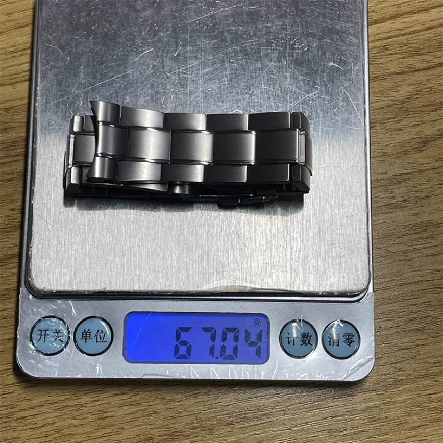 Watch Accessories Watch Strap 22mm Titanium Strap Fine Polished Imported Titanium Material Suitable for NH35 Movement