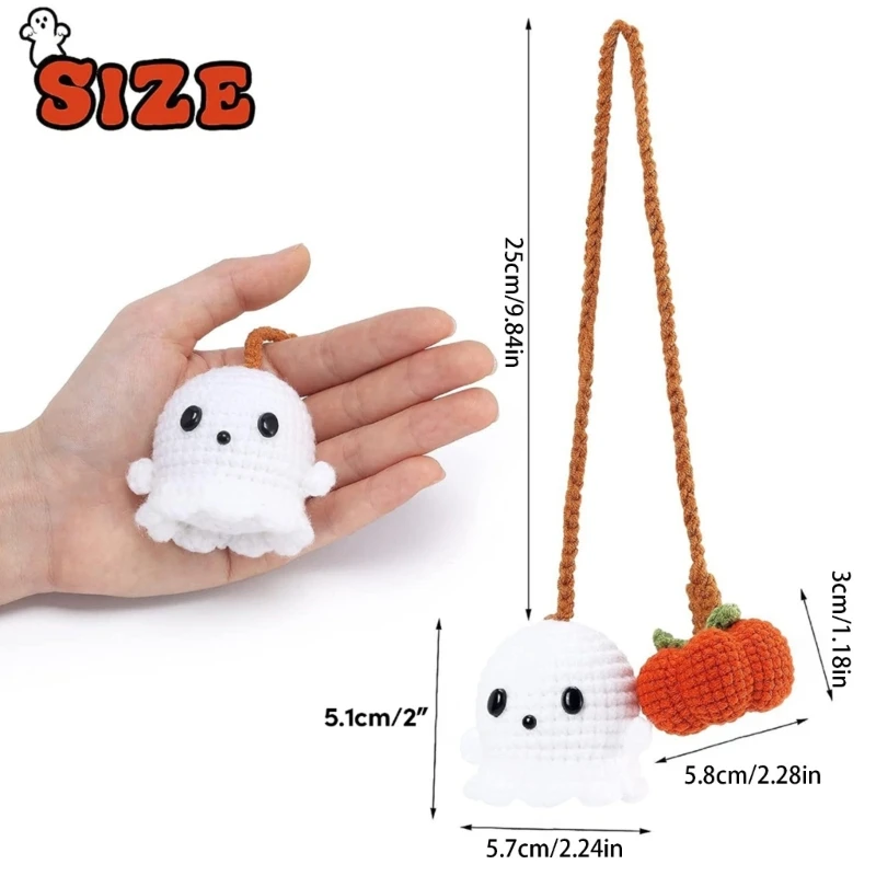 Автомобильное зеркало подвесное вязаное крючком украшение ручной работы тканый