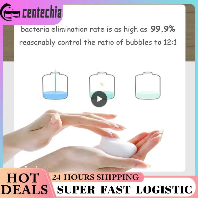 

700ml Smart Foam Dispenser Mobile Phone No-contact Disinfection Induction Soap Dispenser Household Mobile Phone Washing