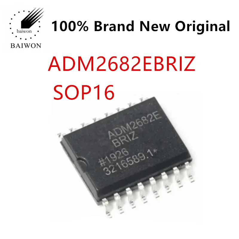Оригинальный чип ADM2682EBRIZ-RL7 ADM2682E, упакованный интерфейс трансивера SOP16