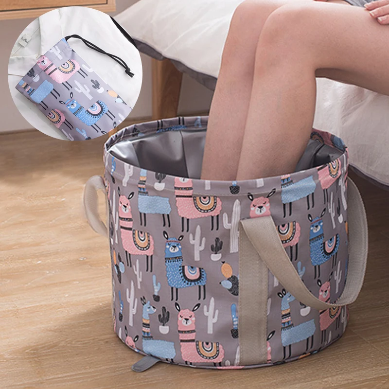 

Foldable Basin Travel Camping Washbasin Bucket Fishing Folding Basin Foot Bath Sink Washing Basket Spa Foot Bath Bucket