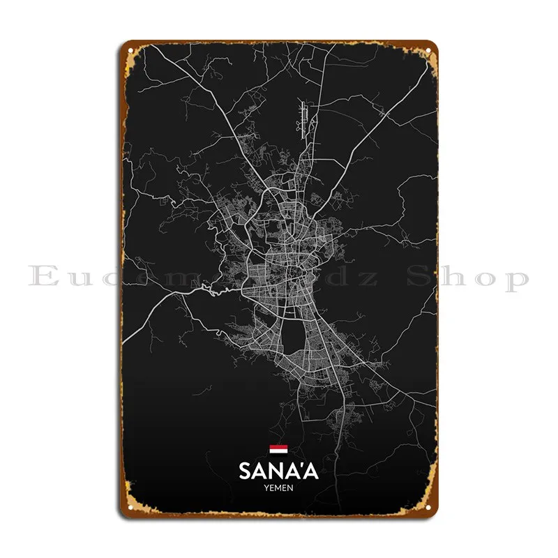 

Металлический знак Sanaa YE, Постер, Клубные таблички, дизайн гостиной, персонаж, жестяной знак, постер