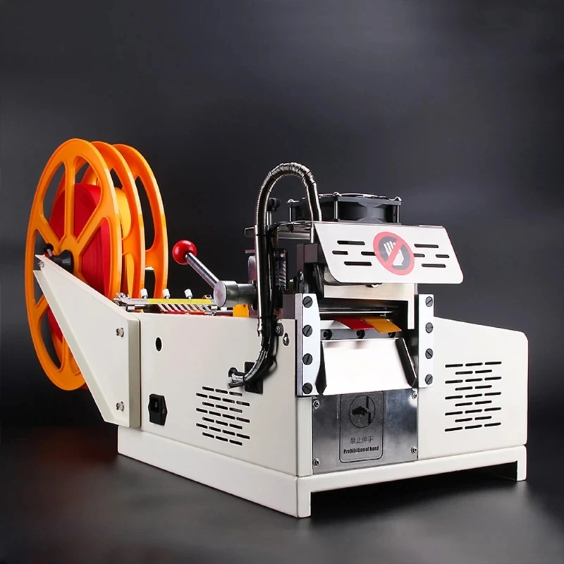 

988T automatic hot and cold Cloth belt cutting machine Non-woven cloth ear tape webbing safety goggles elastic belt cutting