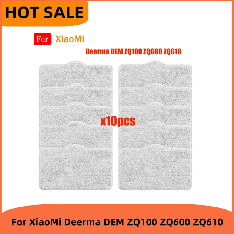

For XiaoMi Deerma DEM ZQ100 ZQ600 ZQ610 Mop Cleaning Pads Handhold Steam Vacuum Cleaner Mop Cloth Rag Replacement Accessories
