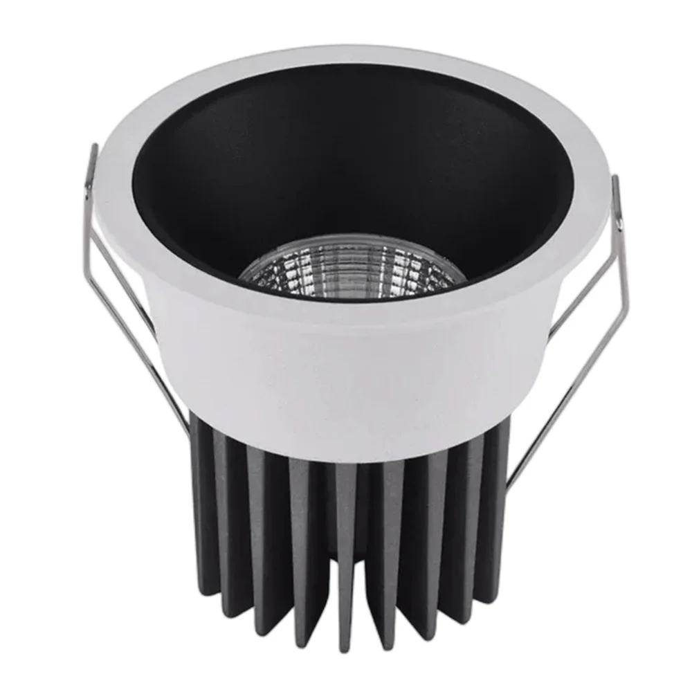 

Dimmable Led Downlight Recessed Ceiling Lamp Spotlight Aluminum COB Light 7W10W12W15W18W20W24W AC110V 220V Home Office Store