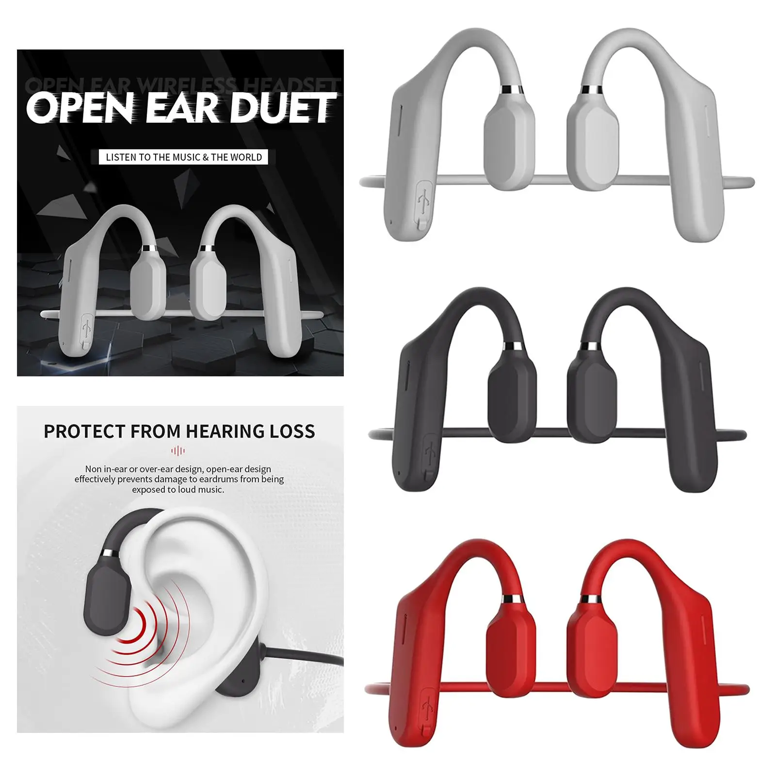 

Наушники V5.0 открытые наушники с защитой от пота w/Велоспорт Бег Вождение тренажерный зал