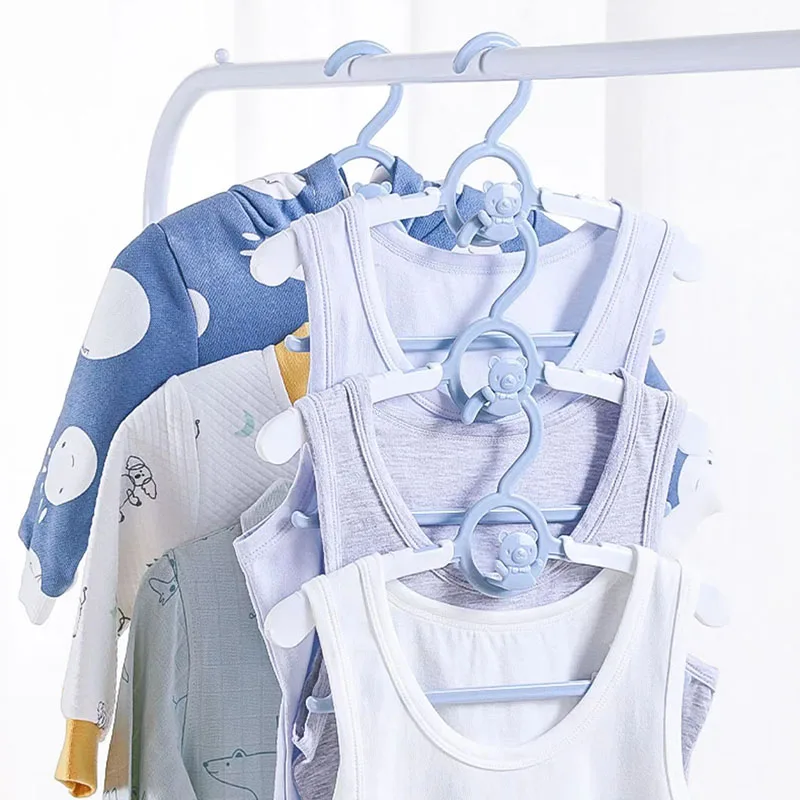

10/20pcs Cute Baby Hangers Closet Organizer Children Clothes Rack Drying Racks Wardrobe Storage for Clothes Storage Organizer