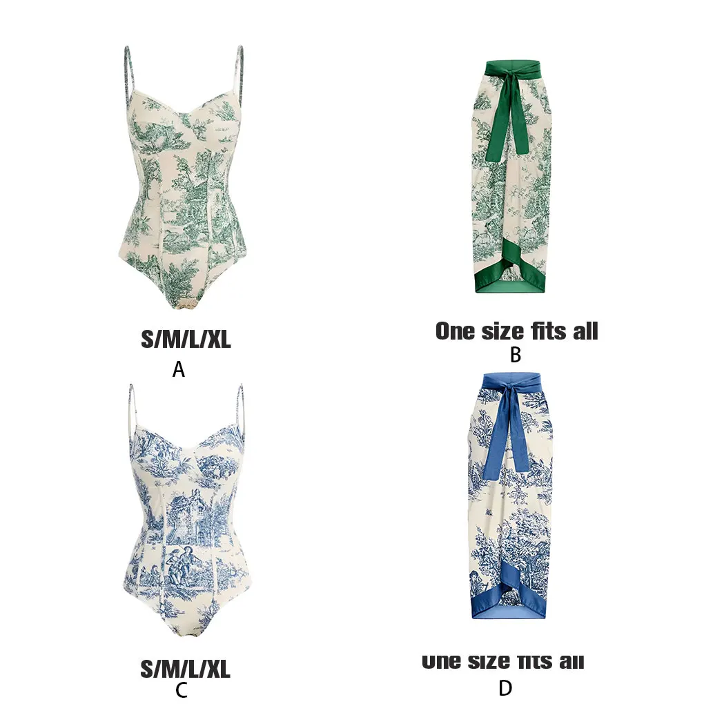 

Women Bikinis Fast Drying Slimming Beach Girls Hot Spring Dress Swimwear