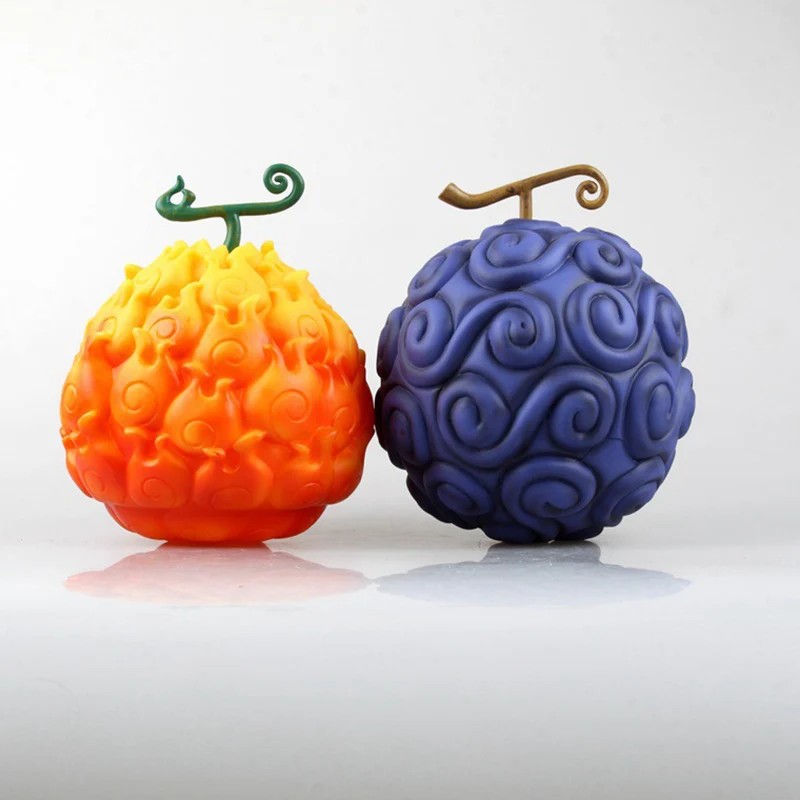 

Devil Fruit Ace Flame Fruit & Luffy Gum PVC Fruit Toy Figures Lovely Gift