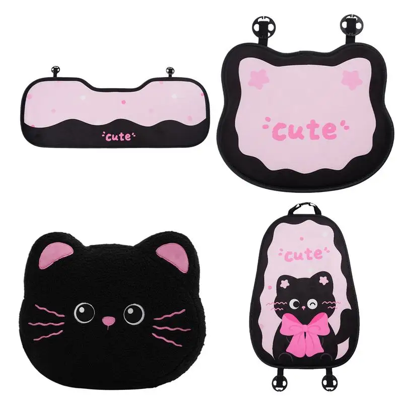 Плюшевая подушка сиденья для автомобиля. автомобильного сиденья. Подушка с