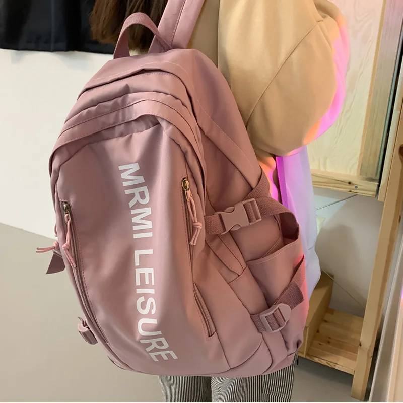 

2022 New Student Backpack Large Capacity Female Multi-pocket Travel Bagpack Schoolbag for Teenage Girl Boy Knapsack Mochila