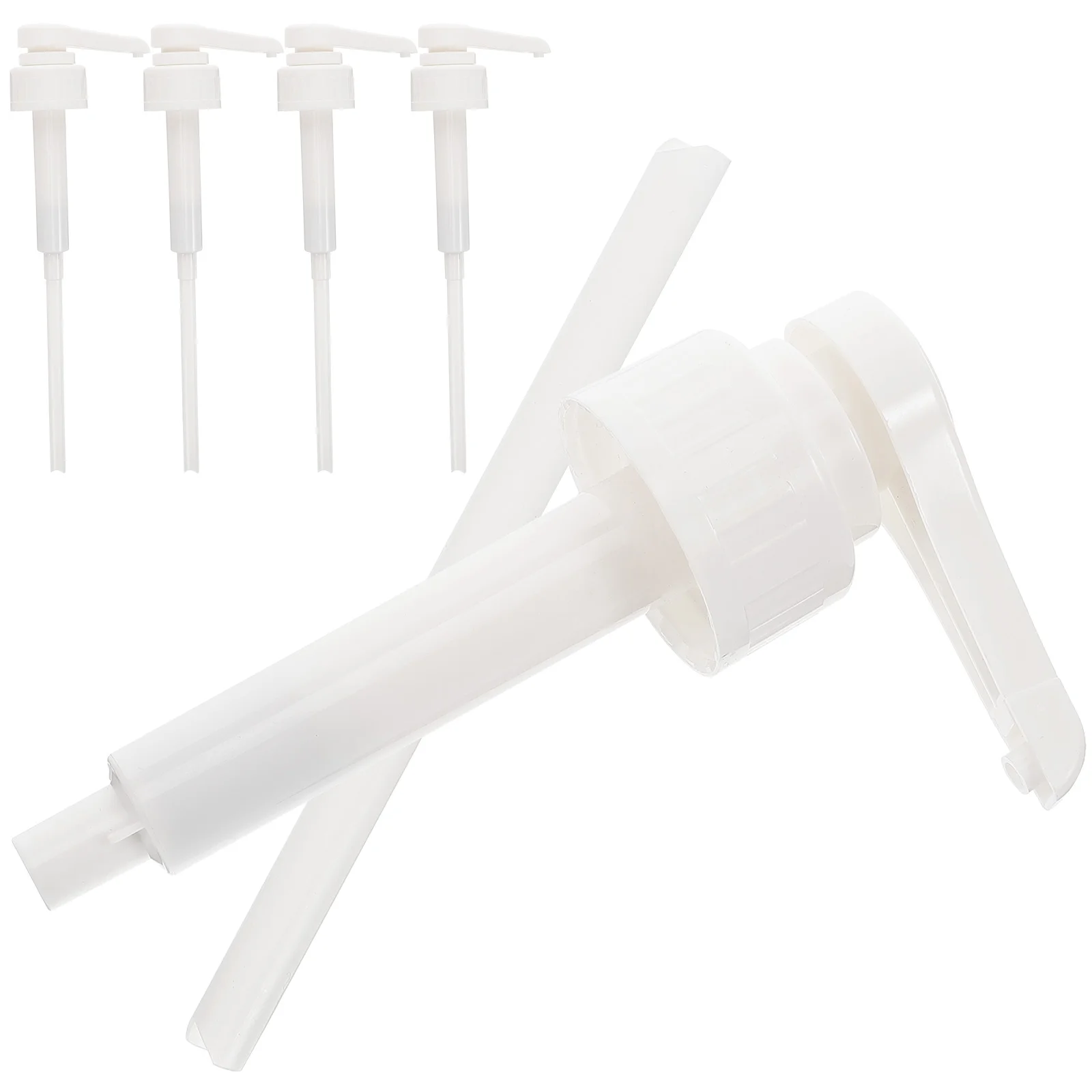 

5pcs Reusable Dispensing Pumps Syrup Bottle Pumps Liquid Dispenser Pumps
