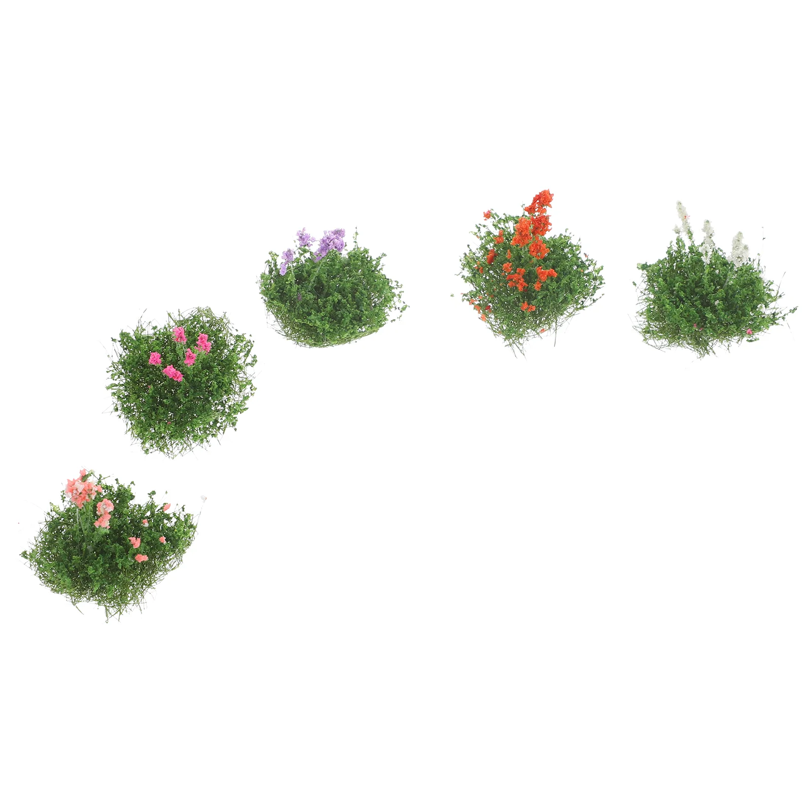 

Fake Flowers Sand Table Cluster Simulation Landscape Decor Miniature Tuft Simulated Nylon DIY Material