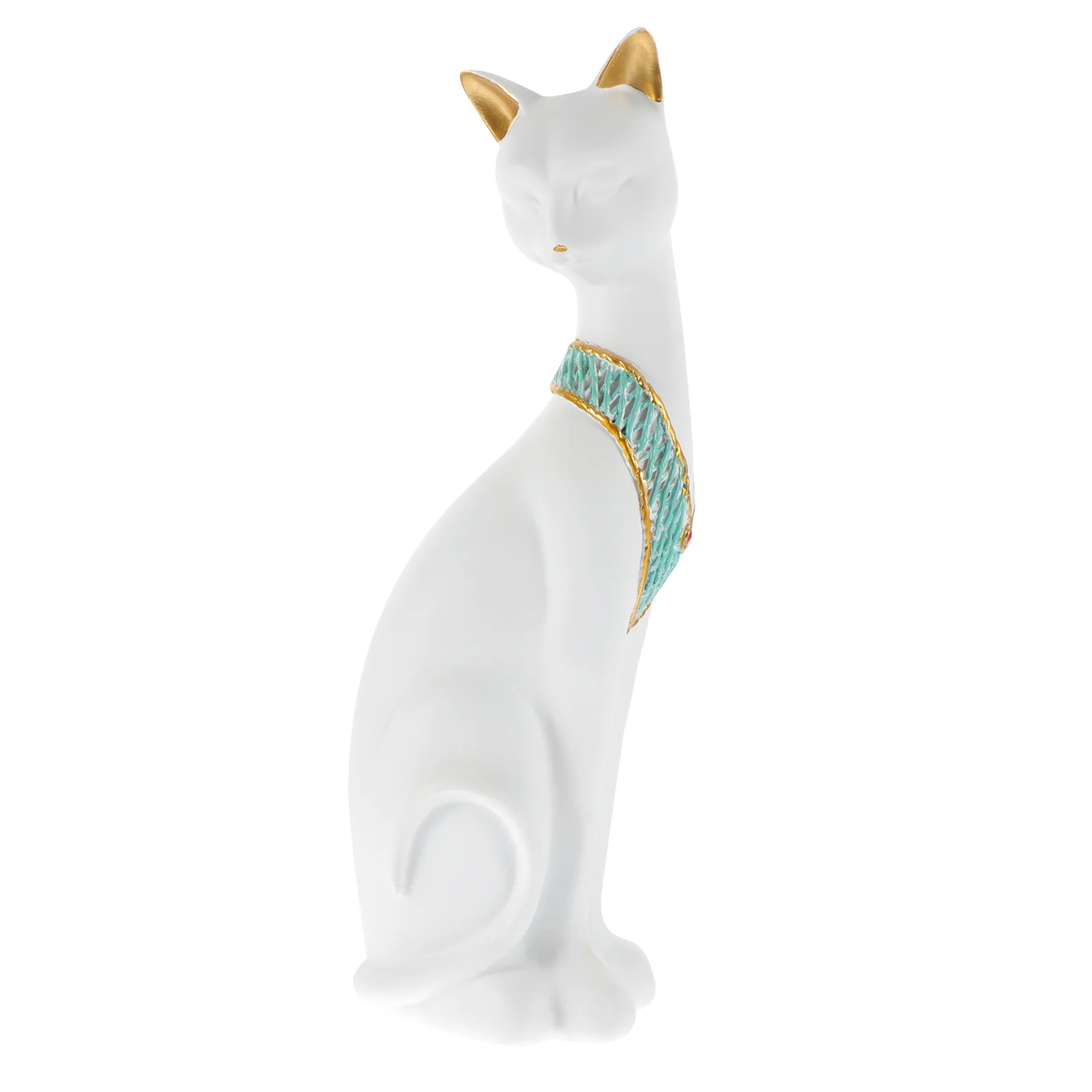 

Egyptian Cat Ornament Household Tabletop Resin Craft Egyptian Cat Collection