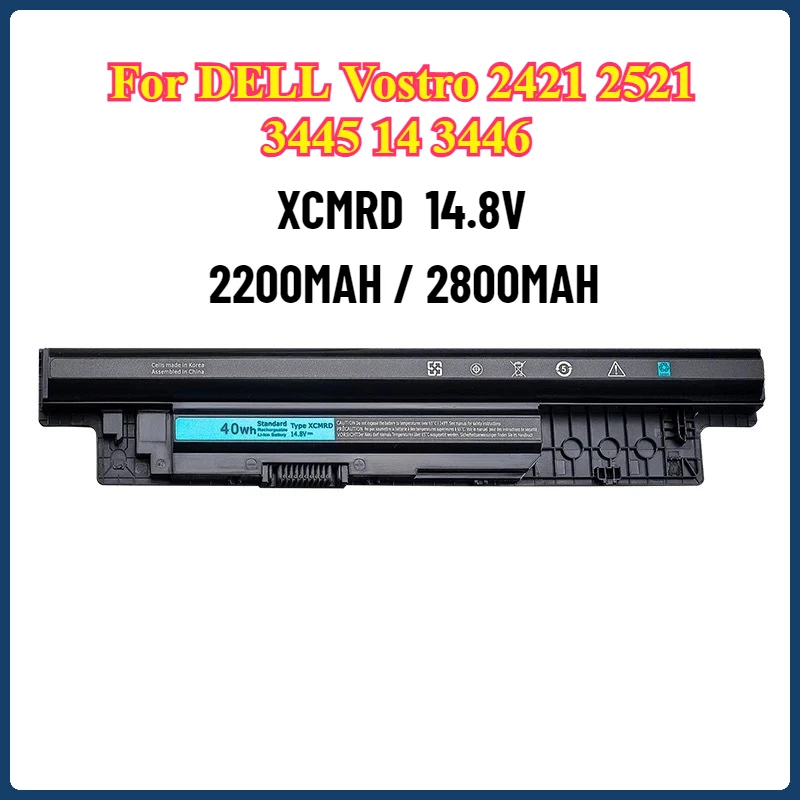 Новый аккумулятор для ноутбука XCMRD DELL Vostro 2521 3546 3549 Latitude 3440 3540 Inspiron 14 3421 5421 15 3521 5521 17R