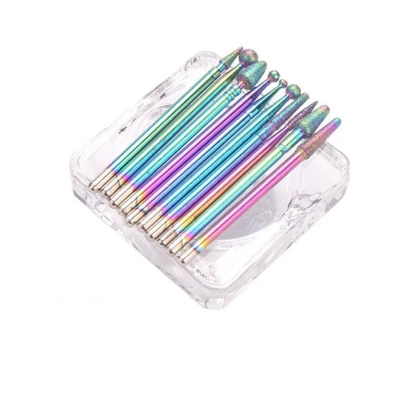 10 шт. песочные пилочки для ногтей дрель лака кутикулы шлифовальная головка