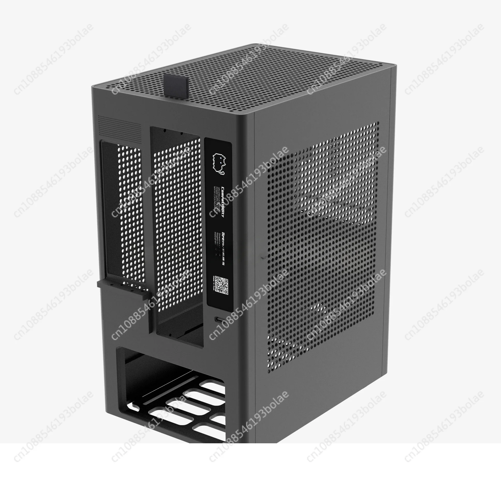 Acat S1 ITX A4 ультра маленький мини-шасси SFX источник питания Полностью алюминиевая