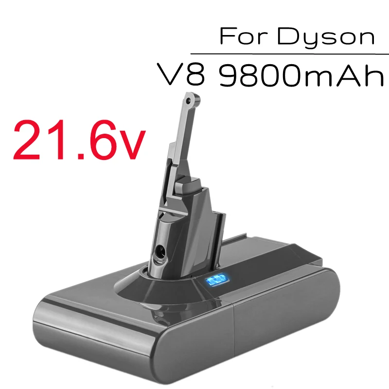 

21.6V 9800Mah Li-Ion Vervangende Batterij Voor Dyson V8 Absolute Cord-Gratis Vacuüm Handheld Stofzuiger