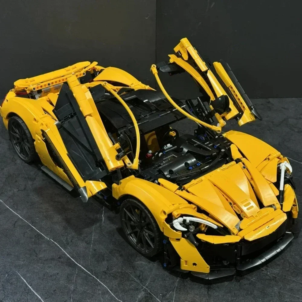Фото Stock3893 шт. Технические 42172 P1 Super Racing Строительные блоки 1:8 Модель Супер спортивные автомобили Кирпичные игрушки для мальчиков Рождественский подарок на день рождения №5