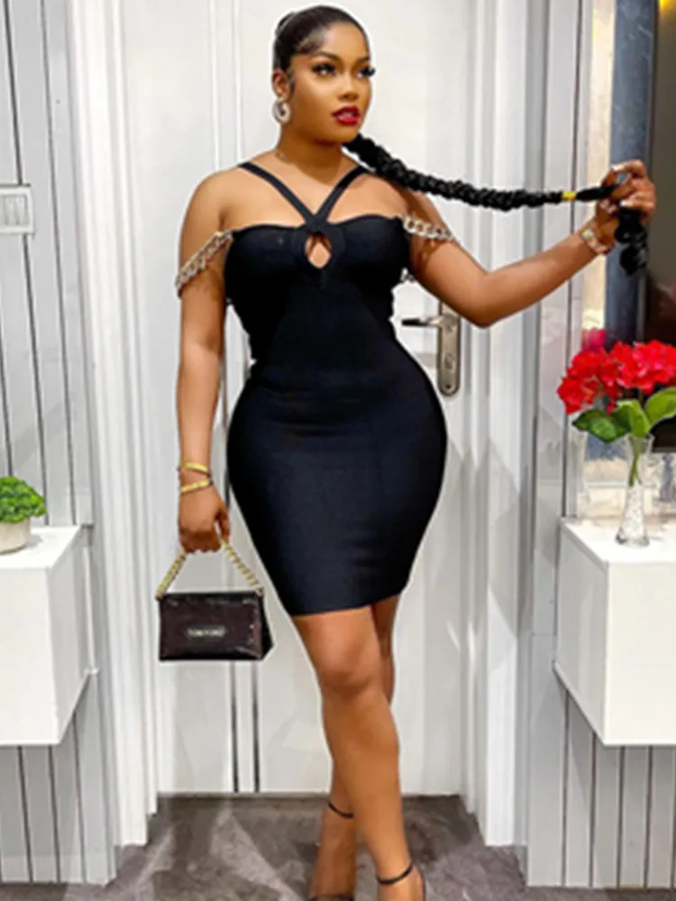 

Celebrity Fashion Dress Women Strap Sexy V-Neck Bodycon Mini Dress Rayon Bandage Birthday Party Dress High Quality