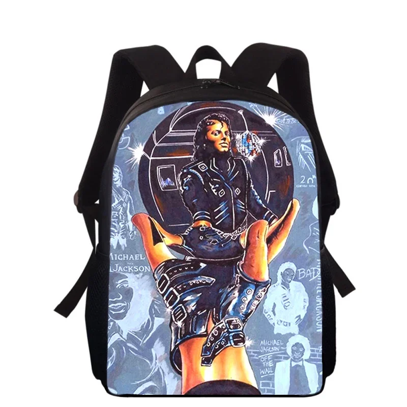 Детский рюкзак с 3D принтом Майкла Джексона 16 дюймов сумки для начальной школы