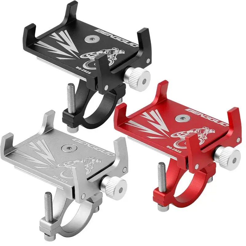 

Bike Phone Mount Bicycle Accessories Adjustable Anti-slip Phone Support For Samsung For Huawei For Readmi Cycling Bicycle MTB