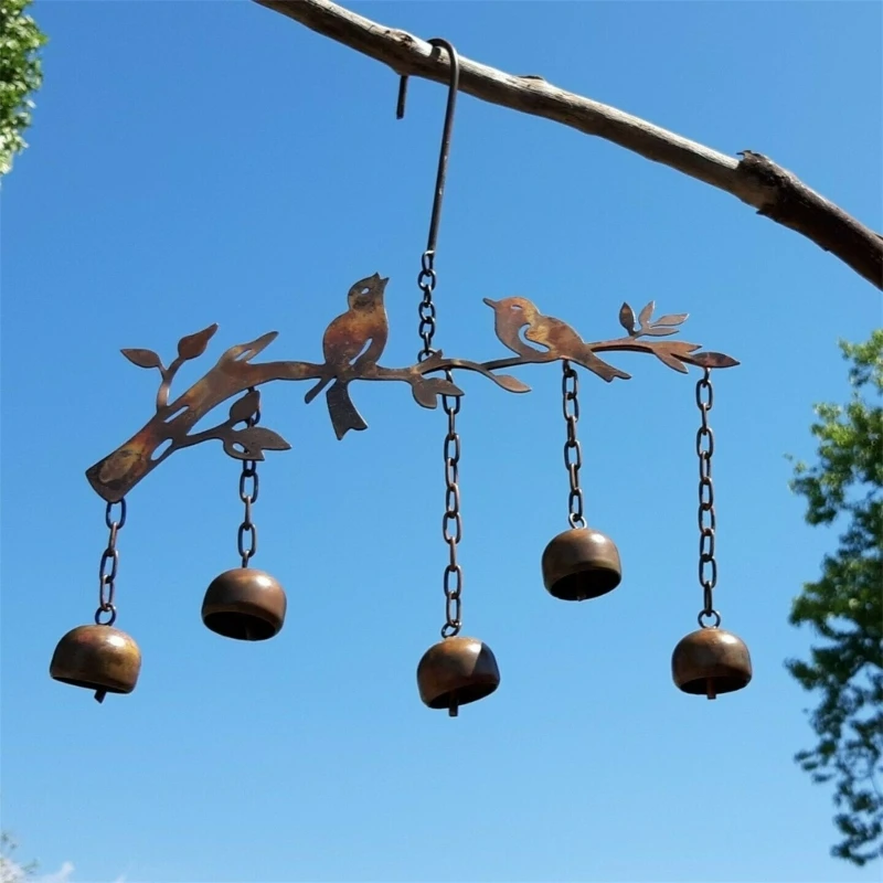 

Очарование ветра Мемориал колокольчиков подвесные колокольчики ветра железные птицы садовый декор кулон