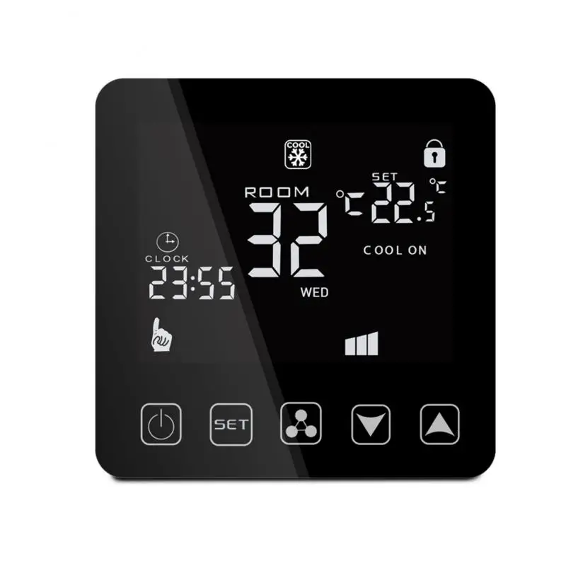 

Tuya Smart Smart Thermostat Wifi Lcd Touch Screen Smart Life Ntc Sensor Wifi Temperature Controller Cooling And Heating Wifi