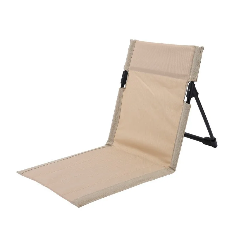

Aoliviya Sh New Outdoor Camping Beach Portable Folding Chair Backrest Cushion Chair Tent Leisure Chair Balcony Park Lawn Picnic