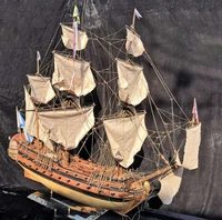 150 ingermanland peter the great flagship ship model length 130cm diy wooden sailboat model assembly kit