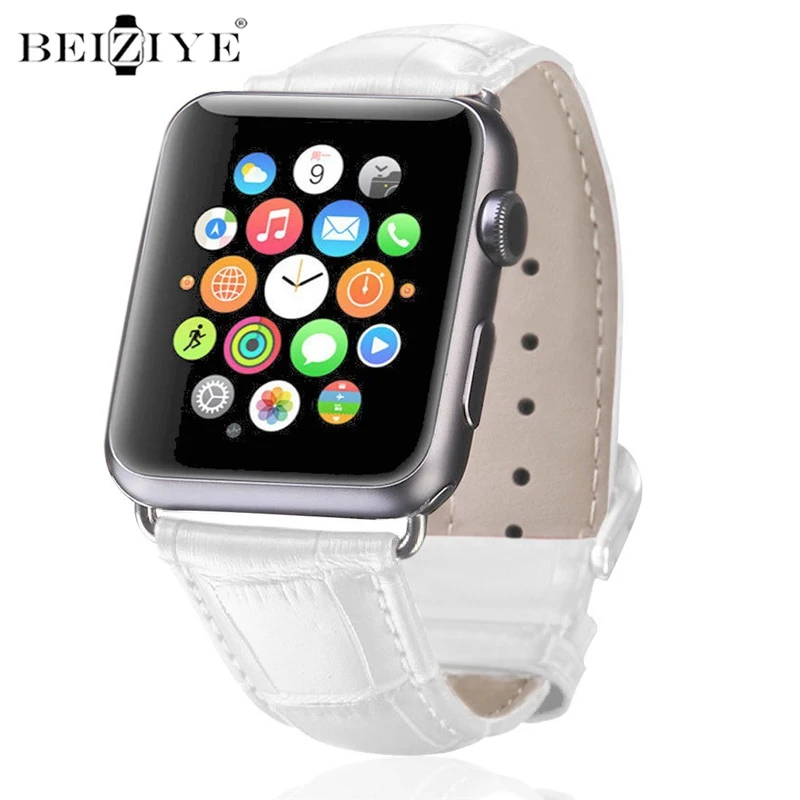 

Leather Watch Strap For iWatch 41mm 45mm Strap For Apple Watch 42mm 38mm 40mm 44mm Bracelet for iWatch Series 7 6 SE 5 4 3 Band