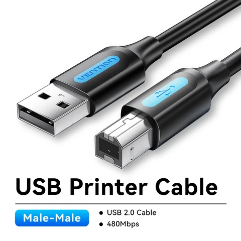 Кабель принтера Vention USB 3.0  A «папа» — «папа» B