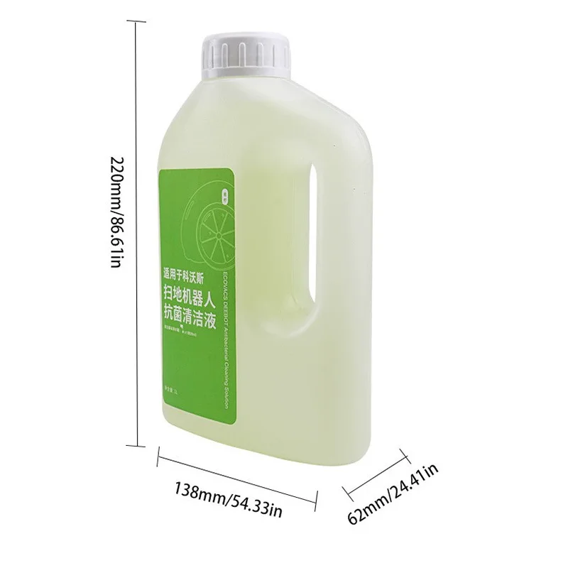 Ecovacs Аксессуары Чистящий робот Антибактериальное чистящее средство 1 л X1 Серия T10
