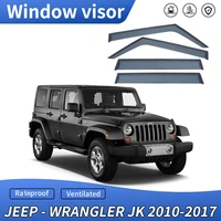 window visor for jeep wrangler jk jl 2010 today auto door visor weathershields window protectors