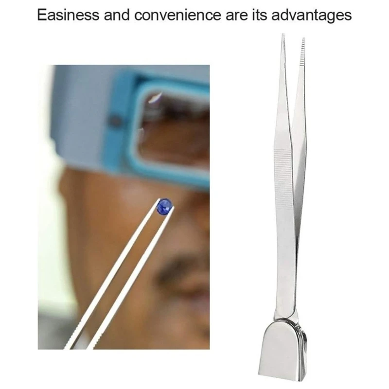 3 шт. набор металлических ювелирных инструментов пинцеты из нержавеющей стали