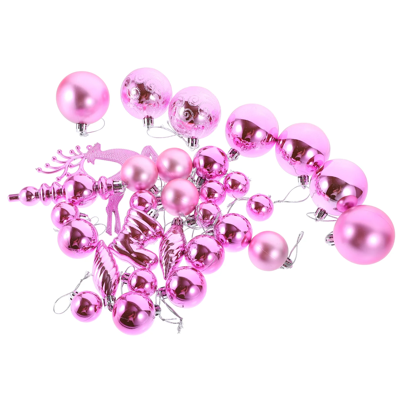 

30 Pcs Xmas Balls Ornaments Christmas Decoration Tree Decorations Hanging Decorative Party