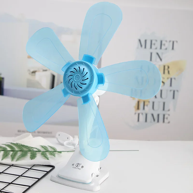 Мини-электрический вентилятор с зажимом для студенческого общежития настольный