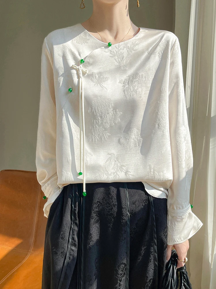 Новый китайский топ женская футболка с косой планкой свободный пуловер