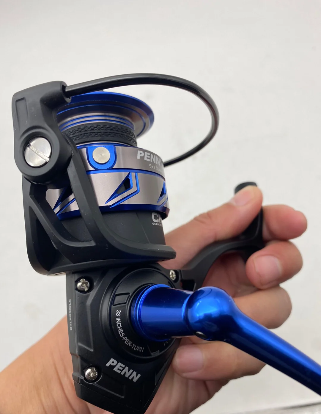 Original New PENN Battle III 2000LE ---6000LE Big Sea Saltwater Boat Fishing Wheel 5+1 BB with Full Metal Body Spinning Reel