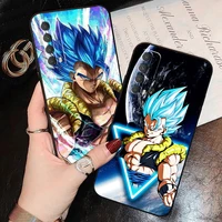 dragon ball anime phone case for huawei p smart z 2019 2020 2021 p40 p30 p20 p10 lite 5g soft liquid silicon back funda black