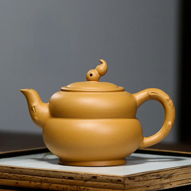 

Purple Clay Teapot Raw Ore Section Mud Home Tea Pot Yixing 7 Hole Filtration Zisha Kettle Handmade Tea Set Kung-fu Teaware